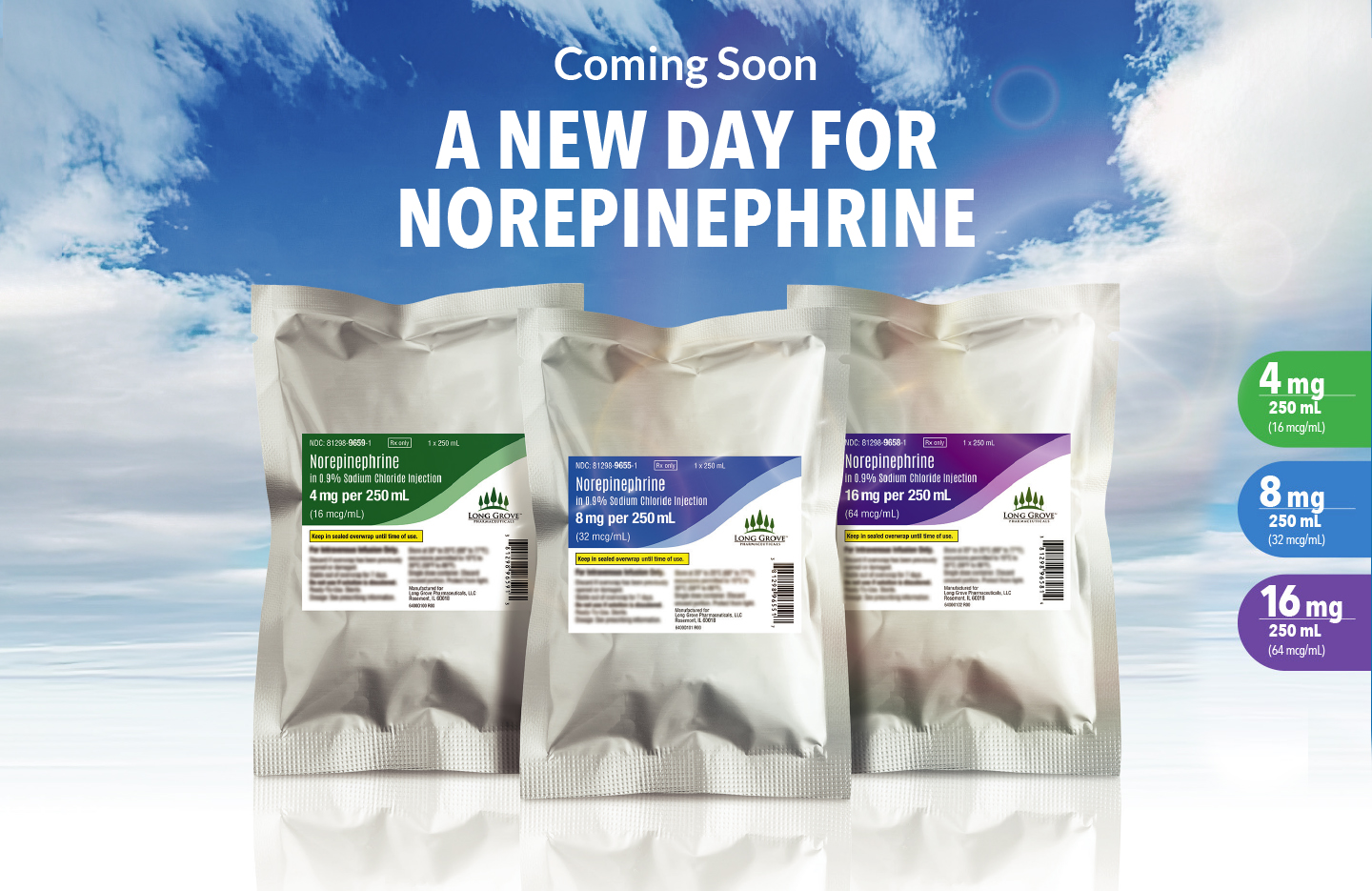 Norepinephrine Coming Soon